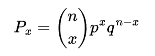 Binomial Distribution PMF Formula